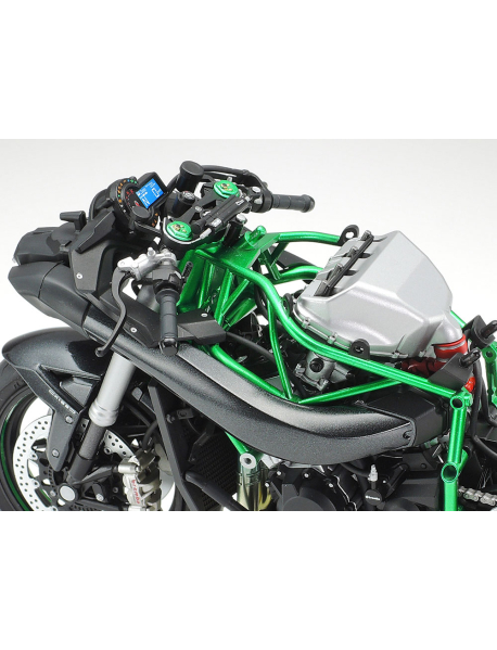 Tamiya 14136 Сборная модель мотоцикла Kawasaki Ninja H2R Carbon '18