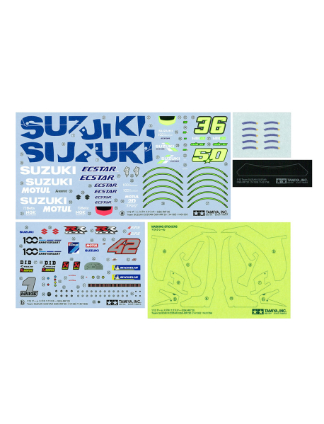 Tamiya 14139 Збірна модель Team Ecstar Suzuki GSX-RR '20