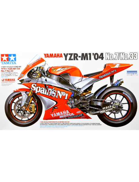 Tamiya 14100 Збірна модель Yamaha YZR-M1 GP'04