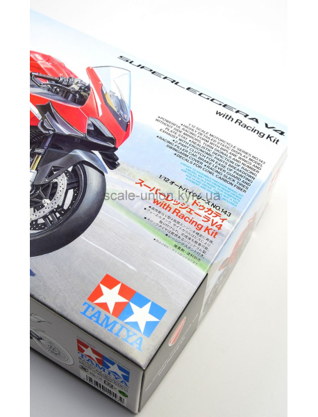 Tamiya 14143 Збірна модель мотоцикла Ducati Superleggera V4 Track