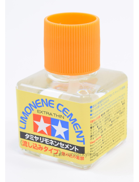 Tamiya 87134 Клей модельний лимонний рідкий Limonene Extra Thin Cement 40 мл.