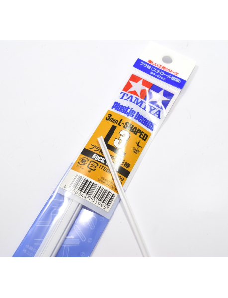 Tamiya 70199 Пластиковий профіль L-shaped Plastic Beams 3 мм. 