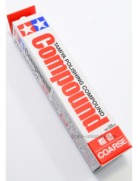 Tamiya 87068 Полировальная паста базовая Polishing Compound Coarse 22 мл.