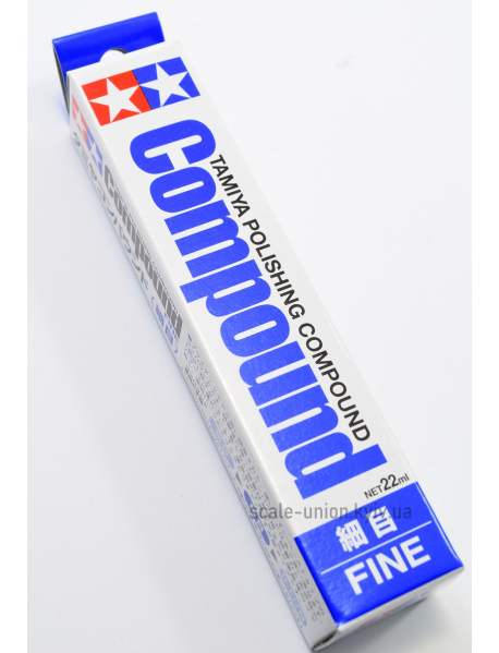 Tamiya 87069 Полировальная паста мягкая Polishing Compound Fine 22 мл.