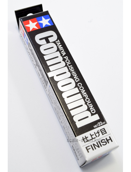 Tamiya 87070 Полировальная паста финишная Polishing Compound Finish 22 мл.