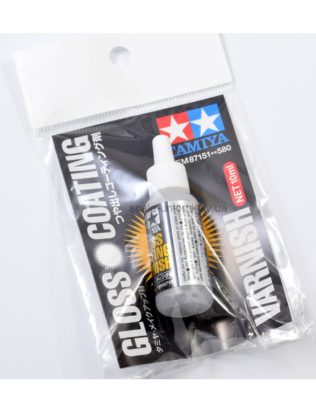 Tamiya 87151 Глянцевий модельний лак-поліроль Gloss Coating Varnish 10 мл.