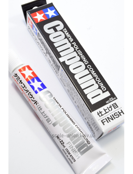 Tamiya 87070 Полировальная паста финишная Polishing Compound Finish 22 мл.