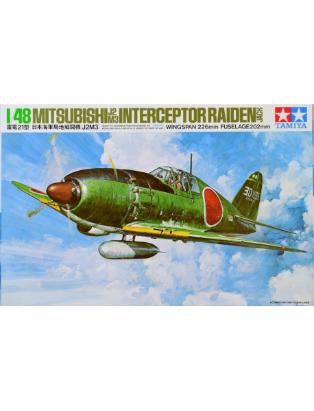 Tamiya 61018 Модель самолета Mitsubishi J2M3 Raiden (Jack)