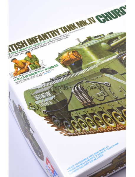 Tamiya 35210 Сборная модель танка Churchill Mk.VII