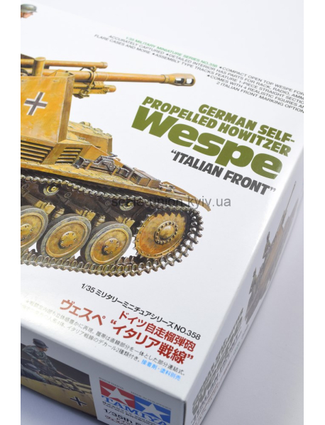 Tamiya 35358 Сборная модель САУ Sd. Kfz. 124 Wespe (Italian Front)