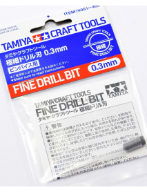 Tamiya 74081 Свердло для пластика Fine Drill Bit 0.3 мм