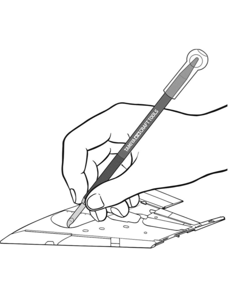 Tamiya 74162 Скрайбер для пластика Plastic Scriber 0.25 мм. Tamiya 74162 Скрайбер для пластика Plastic Scriber 0.25 мм.