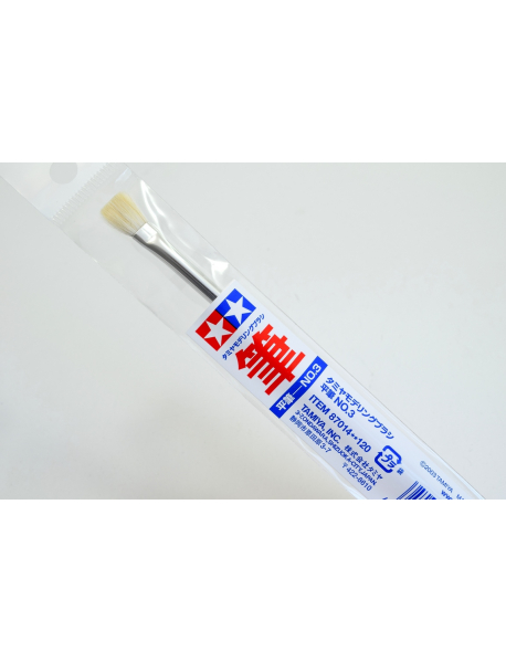 Tamiya 87014 Пензель натуральний плаский Basic Brush Flat #3