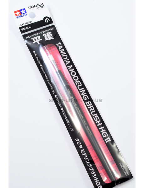 Tamiya 87214 Пензель плаский Modeling Brush HG2 Flat Small