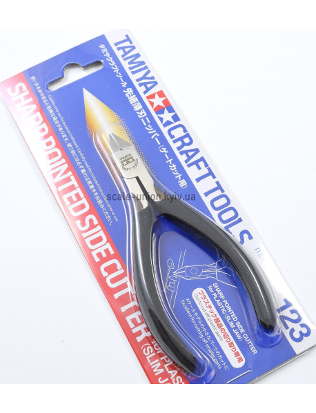 Tamiya 74123 Кусачки модельні для пластика Sharp Pointed Cutter Slim Jaw