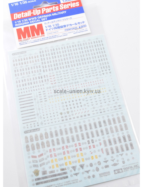 Tamiya 12625 Набір німецьких погонів German Ranks Insignia Decal 