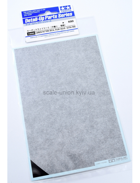 Tamiya 12680 Декаль под карбон Carbon Decal Plain Weave Extra Fine 