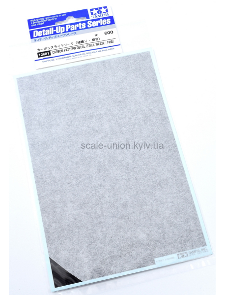 Tamiya 12681 Декаль под карбон Carbon Decal Twill Weave Fine