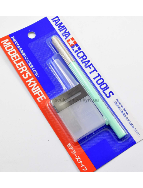 Tamiya 69947 Нож модельный цанговый Modeler's Knife Mint Green