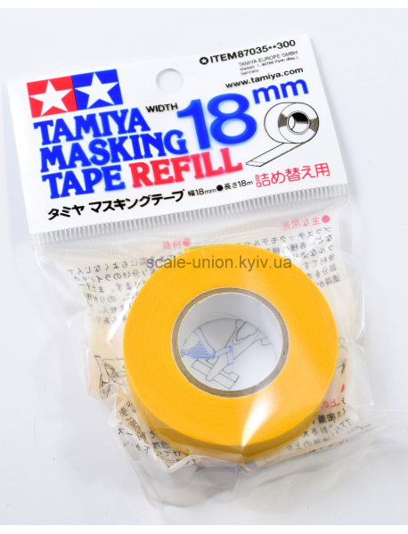 Tamiya 87035 Лента модельная для масок Masking Tape 18 мм.