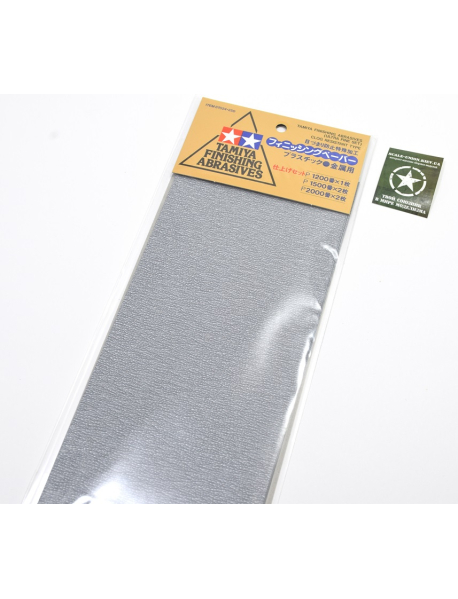 Tamiya 87024 Набір наждачного паперу Finishing Abrasives Ultra Fine Set