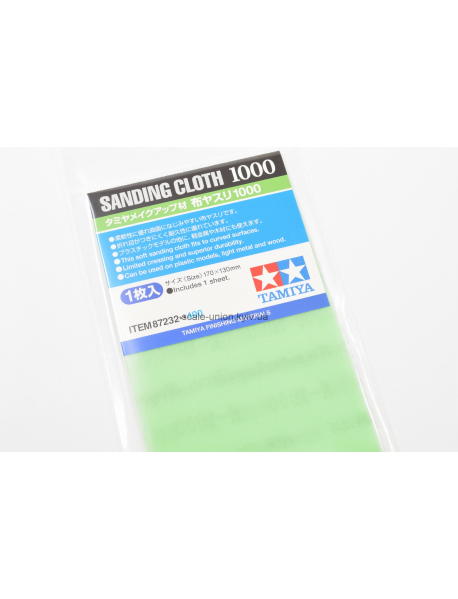 Tamiya 87232 Тряпочка наждачная Sanding Cloth P1000