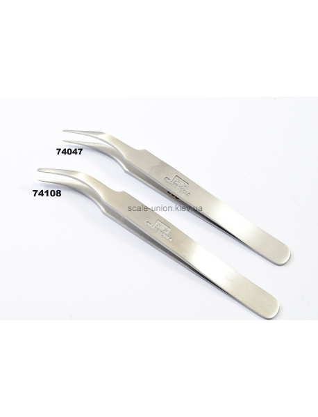 Tamiya 74108 Пінцет модельний вигнутий HG Angled Tweezers Round Tip