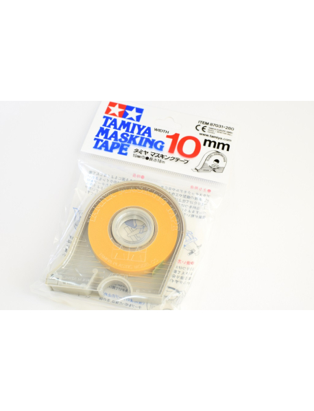 Tamiya 87031 Скотч модельний в пеналі Masking Tape w/ Dispencer 10 мм.