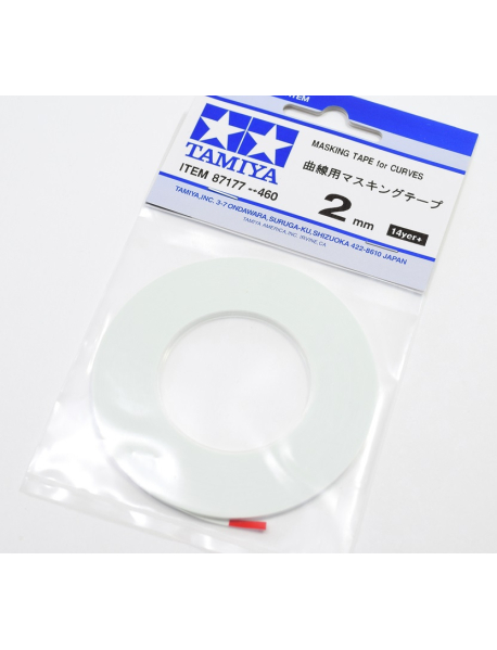 Tamiya 87177 Лента эластичная Curves Masking Tape 2 мм