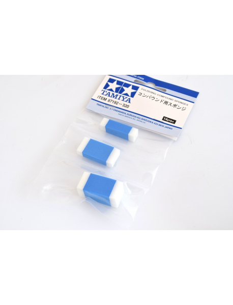 Tamiya 87192 Набір модельних спонжів Polishing Compound Sponges