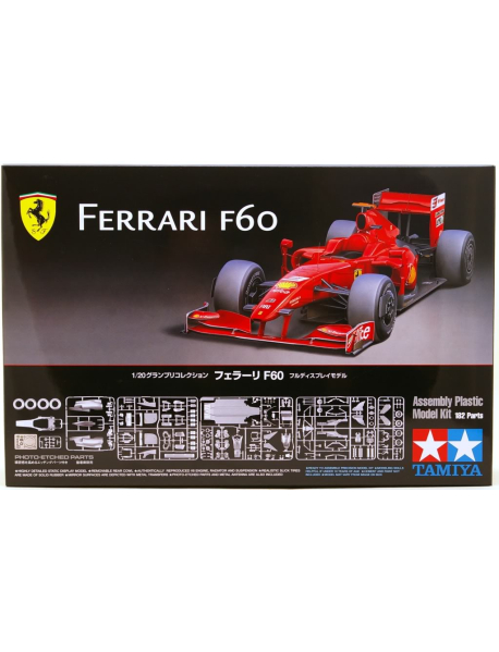 Tamiya 20059 Сборная модель болида F1 Ferrari F60 Tamiya 20059 Сборная модель болида F1 Ferrari F60