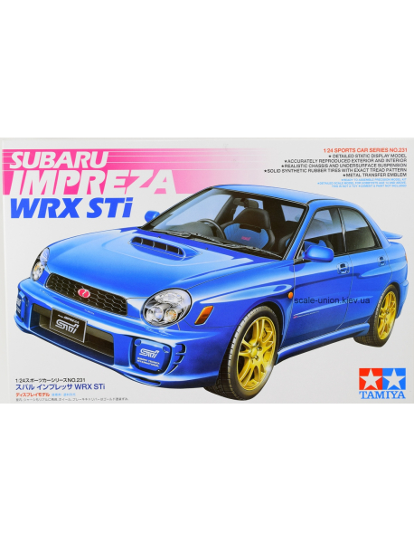 Tamiya 24231 Модель автомобиля Subaru Impreza WRX 2001