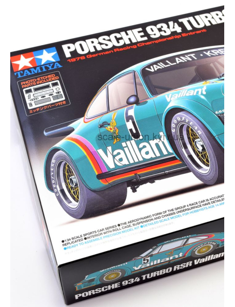 Tamiya 24334 Збірна модель Porsche 911 Type 934 RSR Vaillant