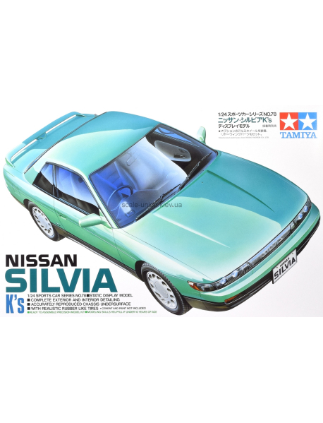 Tamiya 24078 Збірна модель автомобіля Nissan Silvia S13 K's 