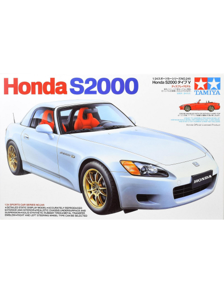 Tamiya 24245 Збірна модель автомобіля Honda S2000 (V-Spec)