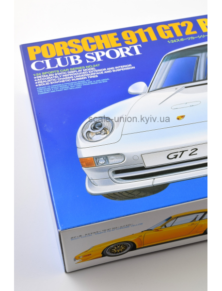 Tamiya 24247 Модель автомобиля Porsche 911 GT2 Road Version (993)