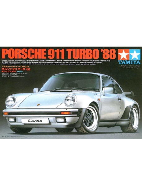 Tamiya 24279 Збірна модель автомобіля Porsche 911 Turbo '88 Tamiya 24279 Збірна модель автомобіля Porsche 911 Turbo '88