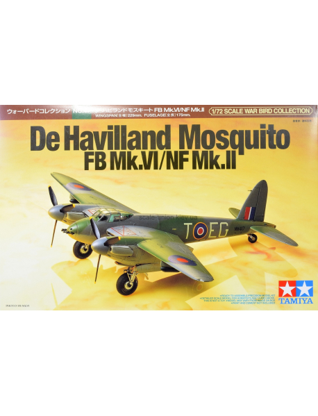 Tamiya 60747 Сборная модель самолета DeHavilland Mosquito Fb.Mk.6