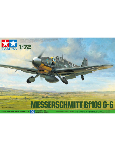Tamiya 60790 Збірна модель літака Messerschmitt Bf-109G-6 Tamiya 60790 Збірна модель літака Messerschmitt Bf-109G-6