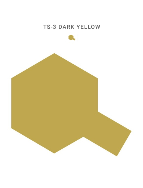 Tamiya TS-3 Модельна фарба-спрей German Dark Yellow