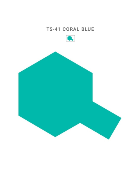 Tamiya TS-41 Модельна фарба-спрей Coral Blue Tamiya TS-41 Модельна фарба-спрей Coral Blue