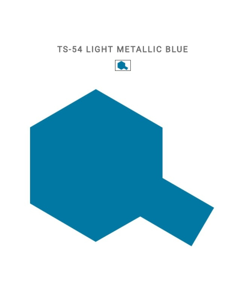 Tamiya TS-54 Модельна фарба-спрей Light Metallic Blue