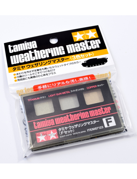 Tamiya 87123 Пудра модельна для везерінгу Weathering Master Set F