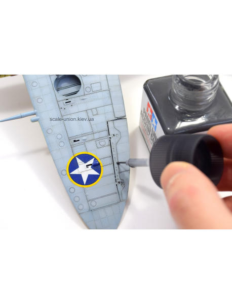 Tamiya 87199 Змивка модельна темно-сіра Panel line accent Dark Grey 40 мл.