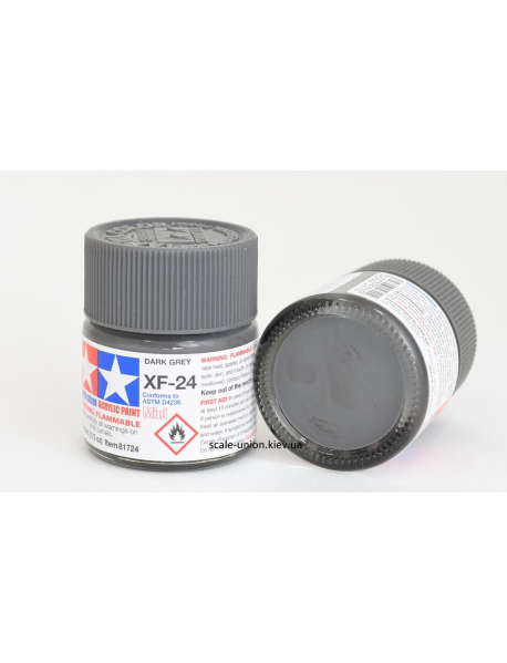 Tamiya XF-24 Модельна акрилова фарба Dark Grey 10 мл.