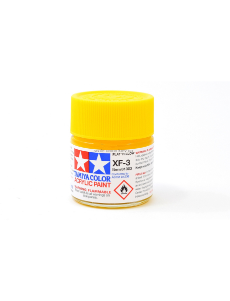 Tamiya XF-3 Модельна акрилова фарба Flat Yellow 23 мл.