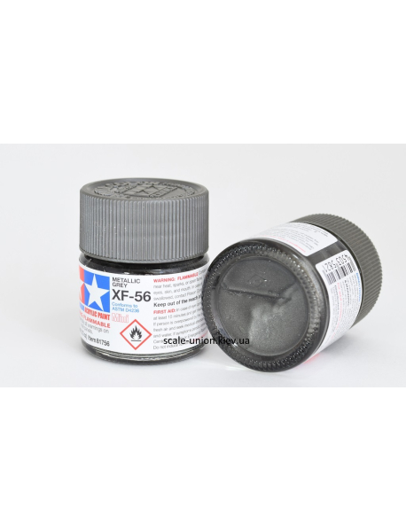 Tamiya XF-56 Модельная акриловая краска Metallic Grey 10 мл.