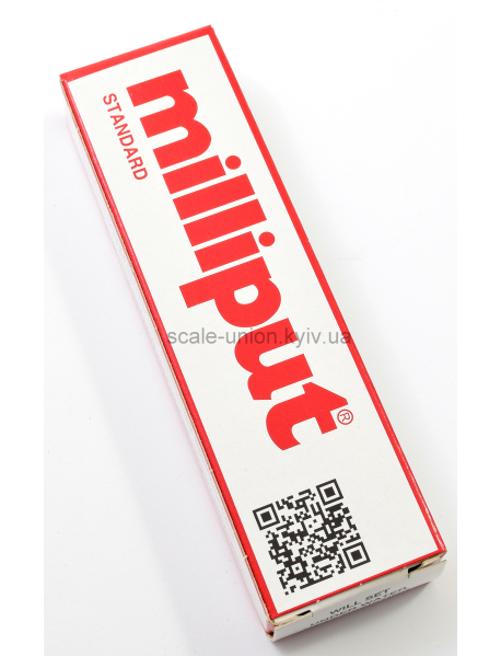 Milliput ML001 Двокомпонентна шпаклівка Standart Yellow-Grey 113 гр.