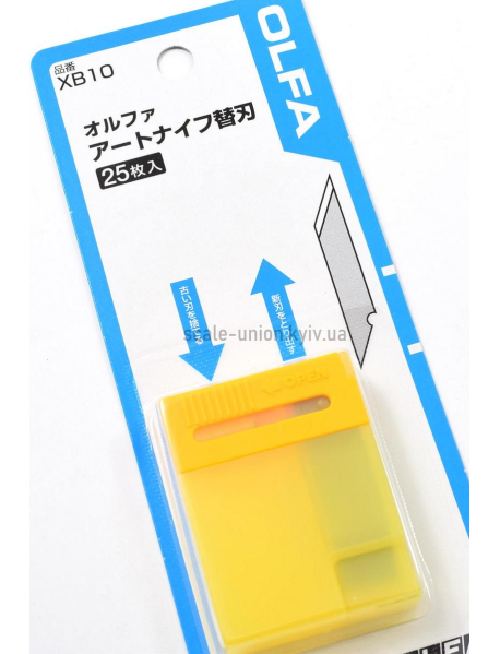Olfa XB10S Сменные лезвия Art Knife Spare Blades KB 25 шт.