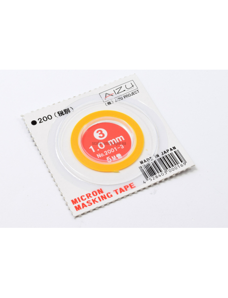 Aizu 00016 Лента модельная для масок Micron Masking Tape 1 мм.